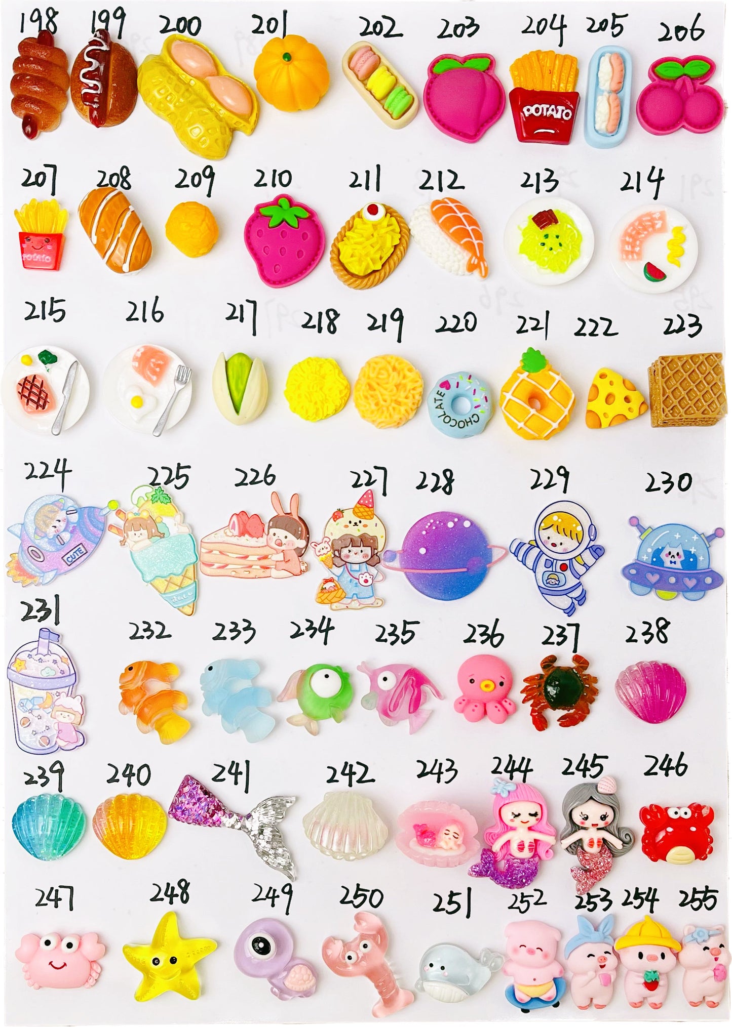 【Charms/Self-Order】NO.201-299